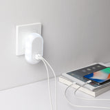 LAX Wall Charger Night Light Dual USB Charger