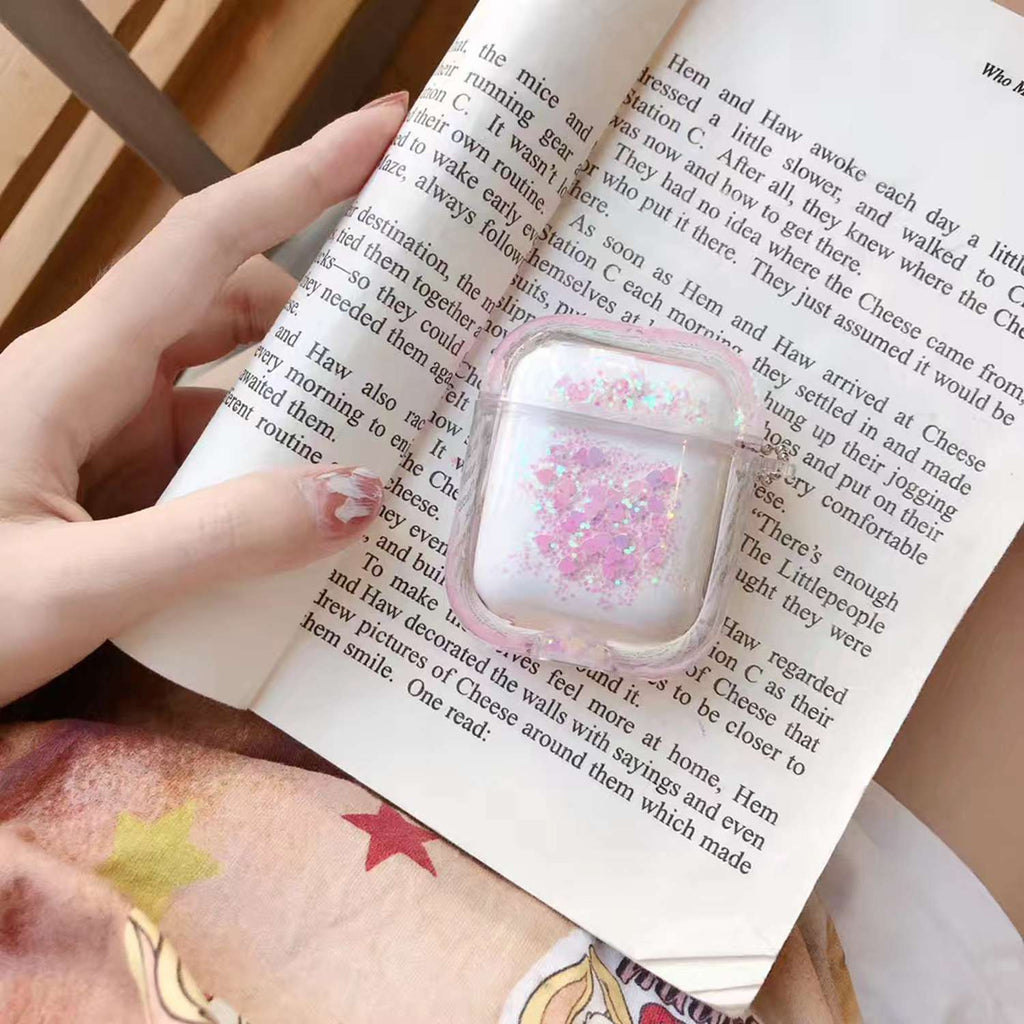 LAX Glitter AirPods Case Cover Protective Skin for Apple Airpods