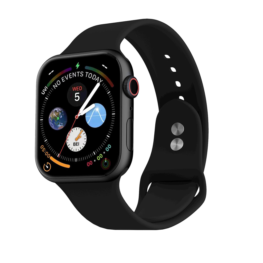 LAX Apple Watch Dual Clasp Silicone Bands