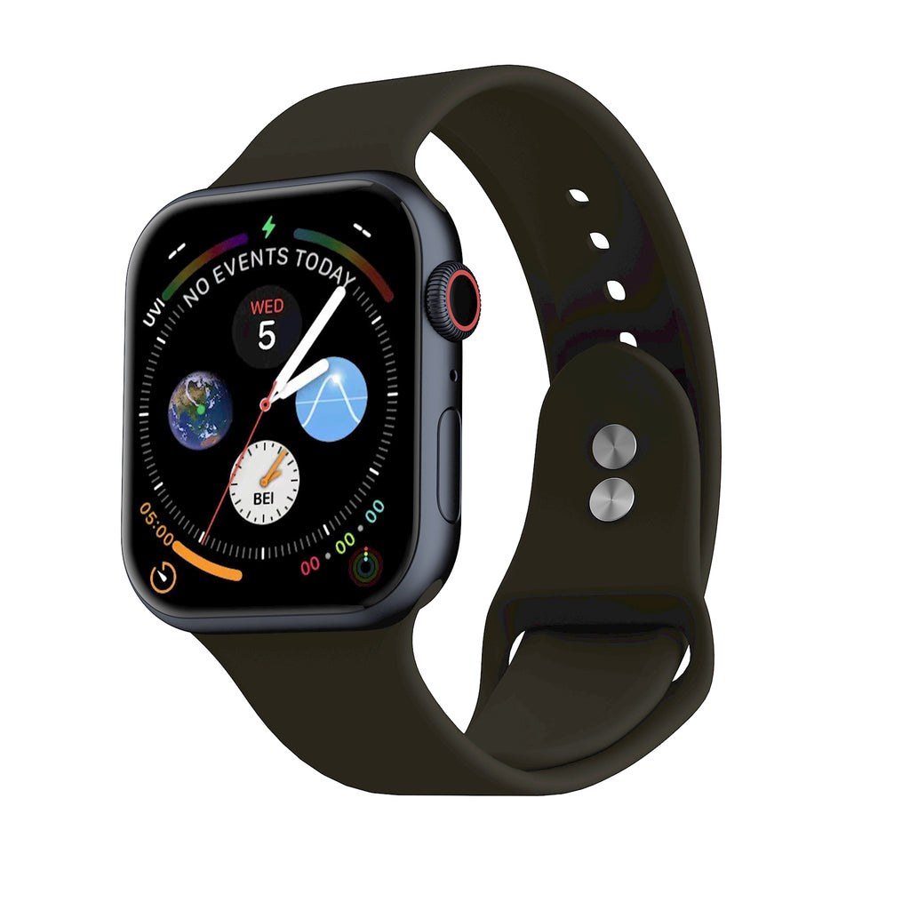 LAX Apple Watch Dual Clasp Silicone Bands