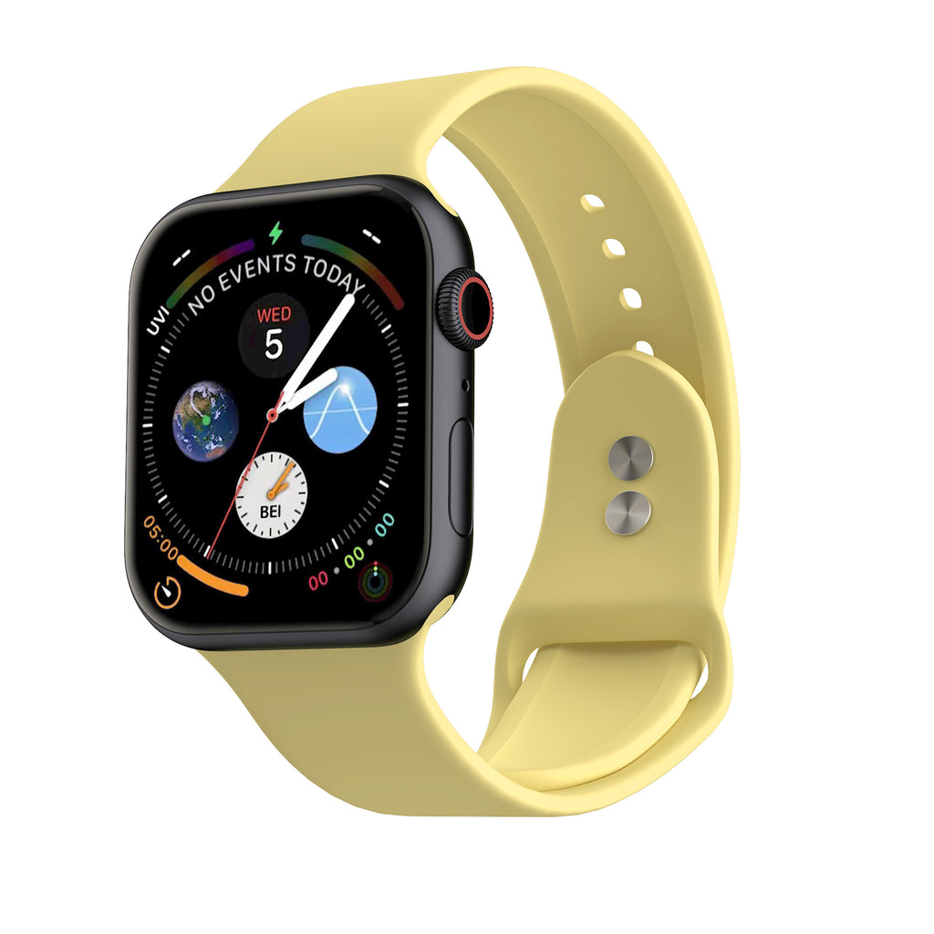 LAX Apple Watch Dual Clasp Silicone Bands