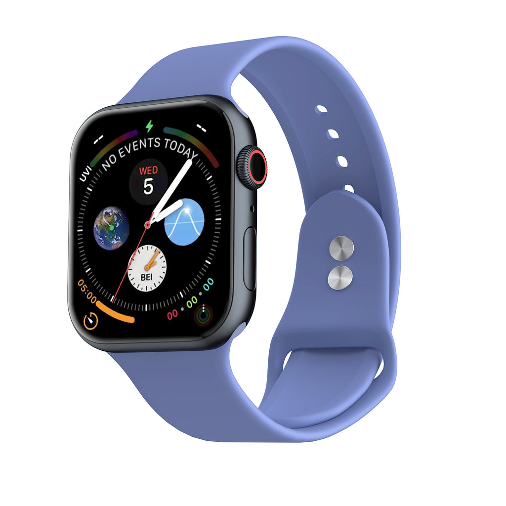 LAX Apple Watch Dual Clasp Silicone Bands