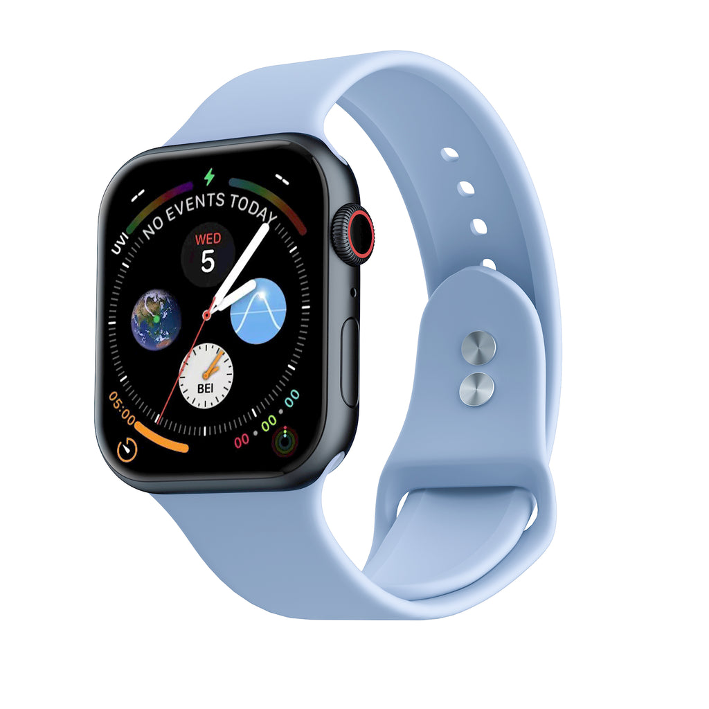LAX Apple Watch Dual Clasp Silicone Bands