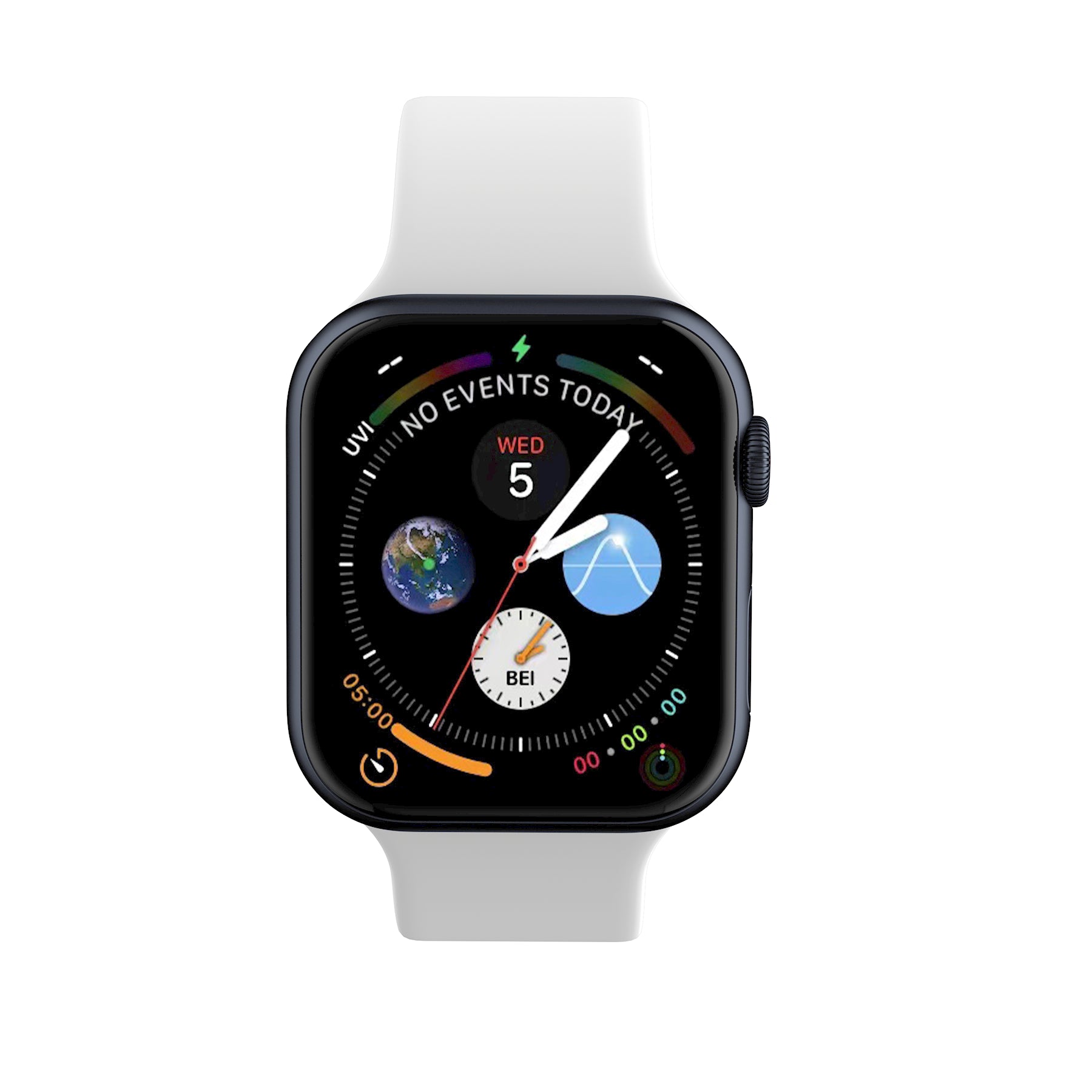 LAX Apple Watch Dual Clasp Silicone Bands