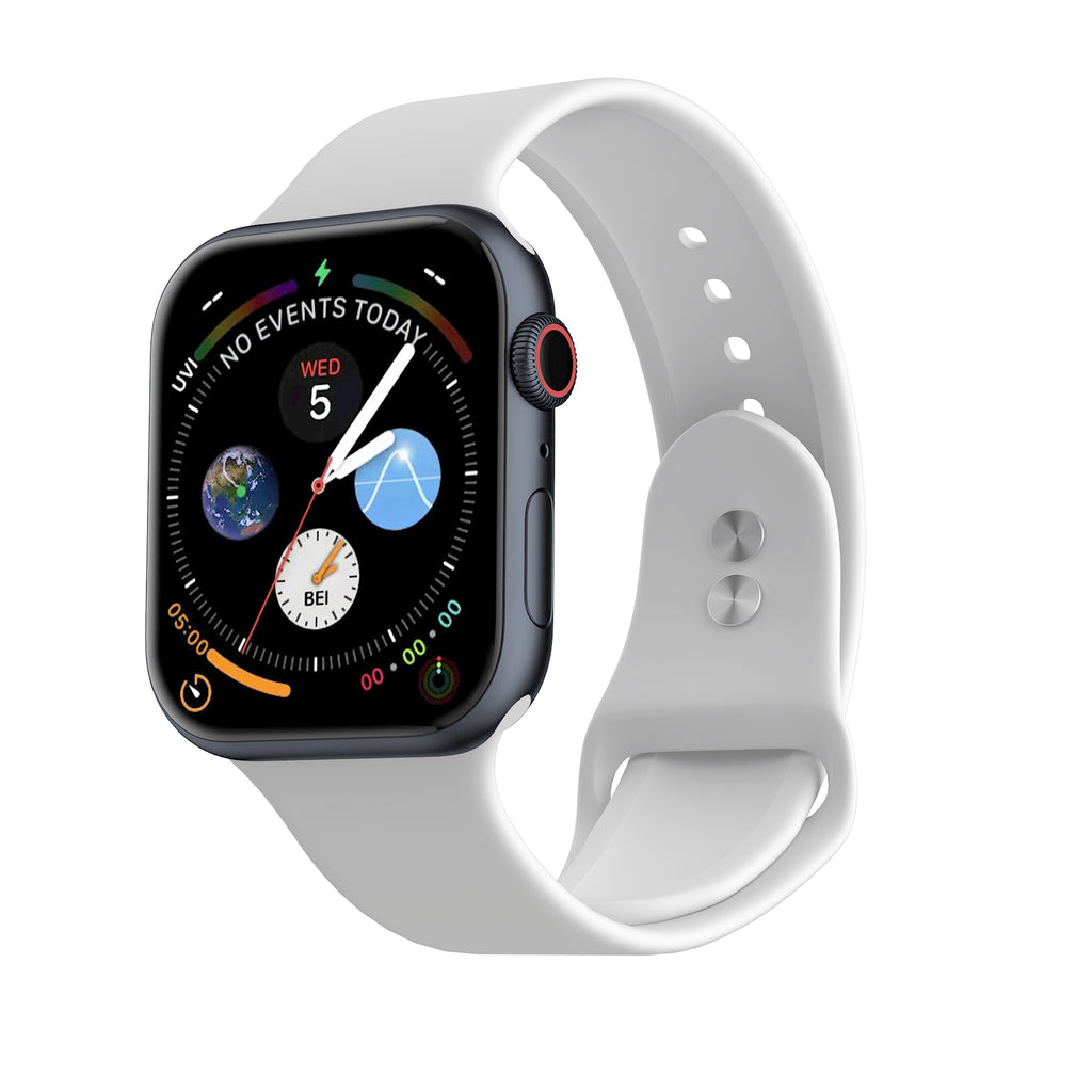 LAX Apple Watch Dual Clasp Silicone Bands