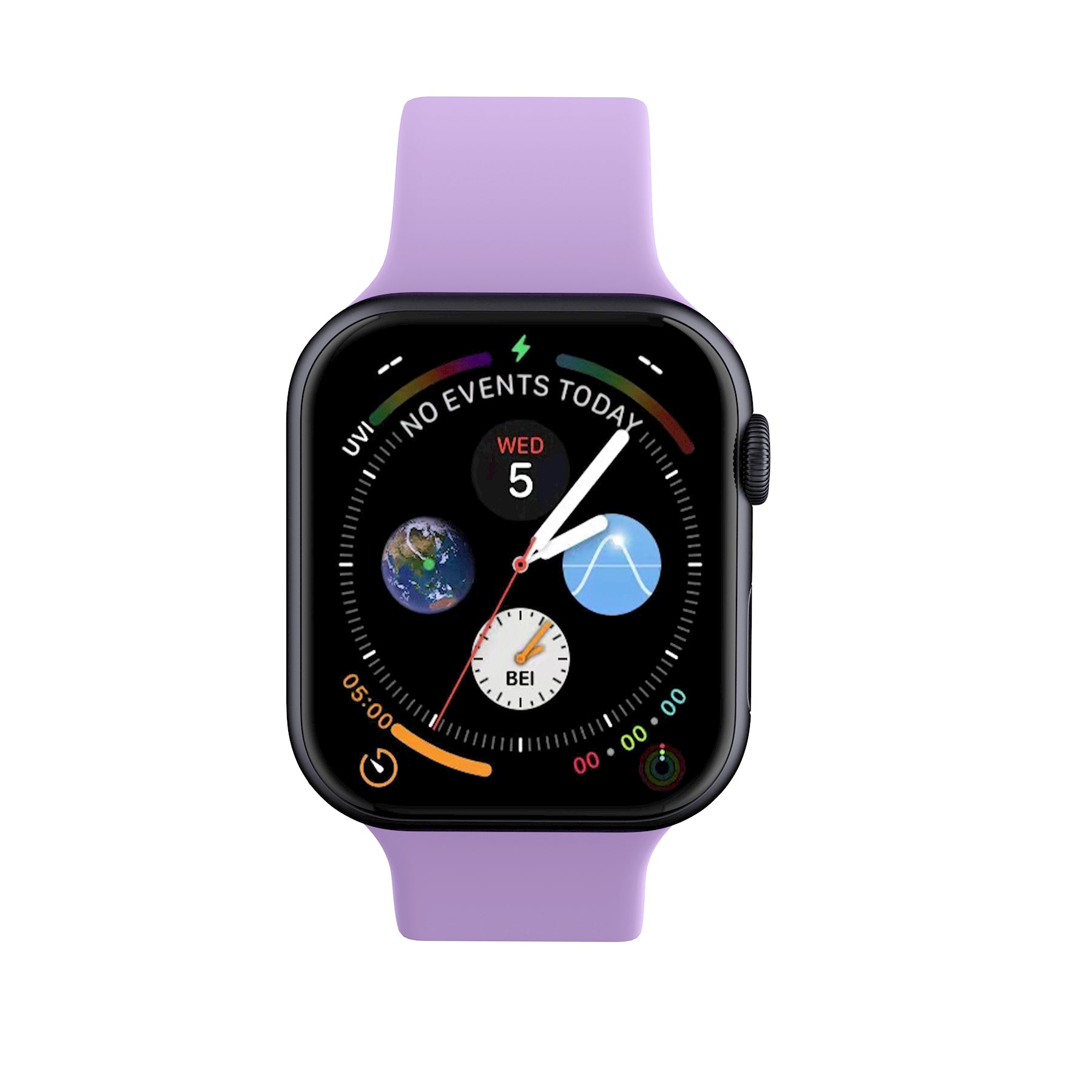 LAX Apple Watch Dual Clasp Silicone Bands