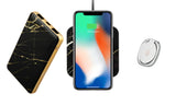 Bundle: Marble Power Bank, Wireless Charger (10W) and Grip Ring for Smartphones