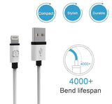 Apple MFi Certified 4 ft Lightning to USB Fast Charging Cable