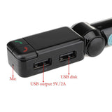 LAX Gadgets 3 in 1 Wireless Bluetooth Hands-free Calling, FM Transmitter USB SD and Car Charger