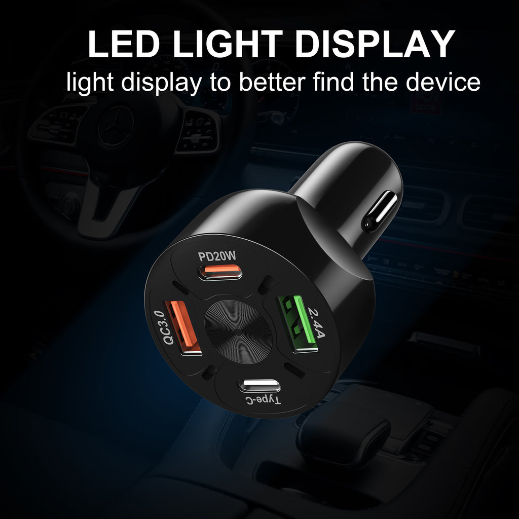 LAX 4 Port Car Charger