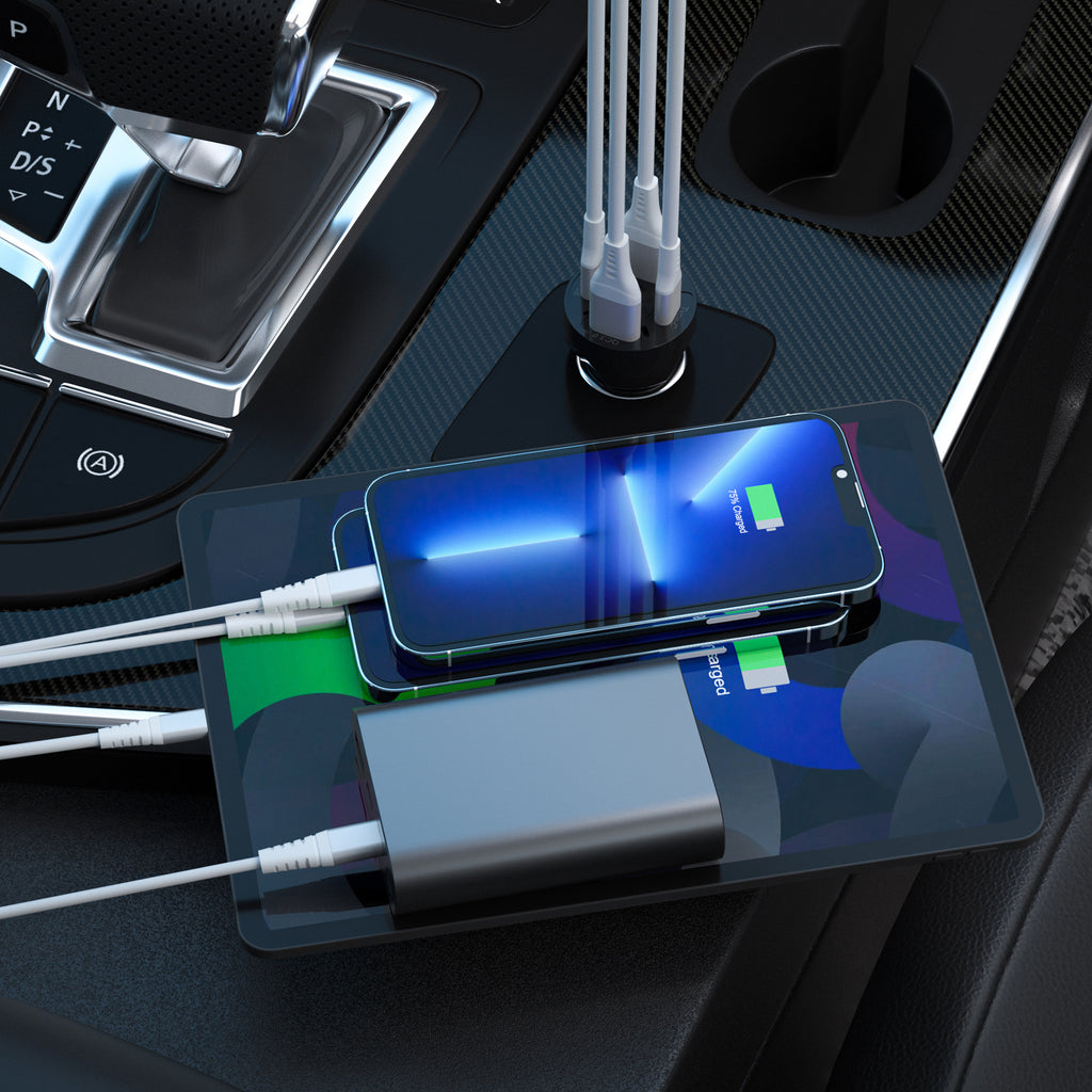 LAX 4 Port Car Charger