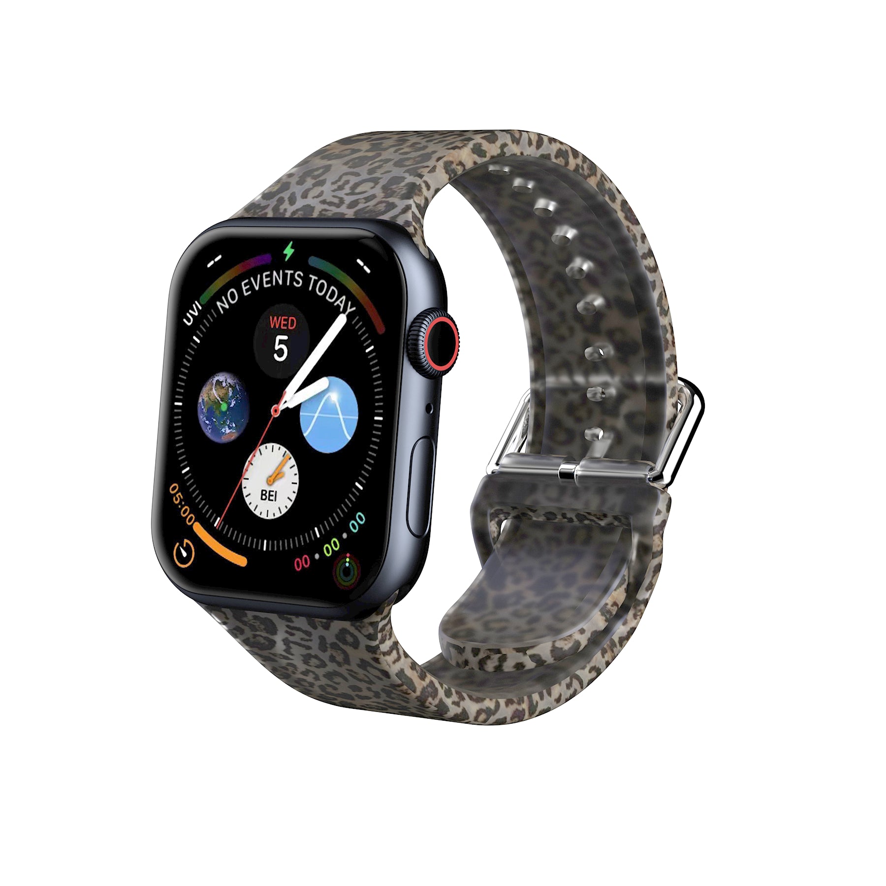 LAX Apple Watch Dual Clasp Silicone Bands