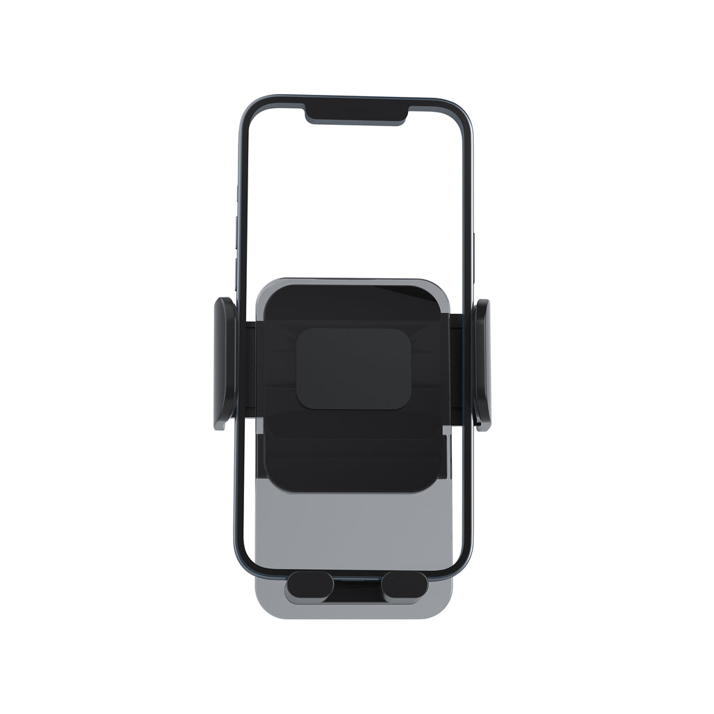 LAX Cradle Vent Phone Holder for Car - Adjustable Side Jaws, Portable with Quick Release Button - Premium Phone Mount for Car- Clear