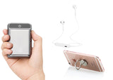Compact 12,000mAh Power Bank, Pure Wireless Bluetooth Earphones and Phone Ring Stand