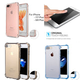 iPhone 7 / 7 Plus Case, Clear Anti-Scratch Soft Flexible Shock Absorption TPU Technology Cover