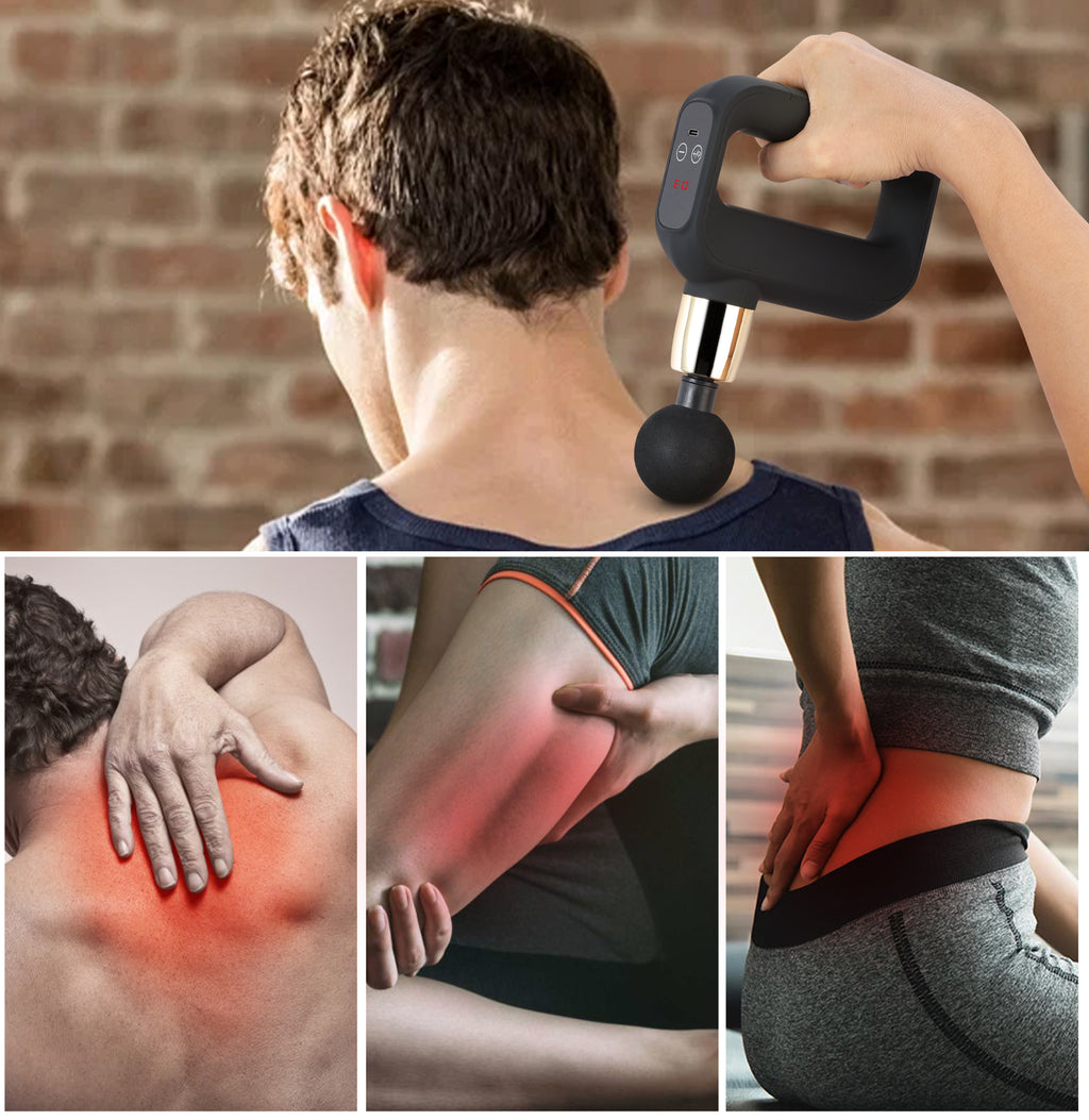 LAX Deluxe Handheld Deep Tissue Percussion Muscle Massager