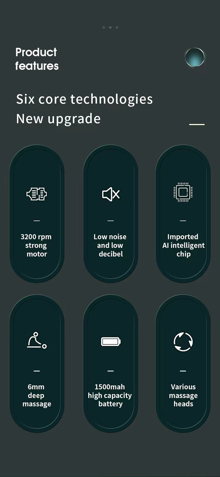 LAX Deluxe Handheld Deep Tissue Percussion Muscle Massager