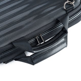 LAX 13-Inch Laptop and Tablet Case – Protective Outer Hard-Shell Shoulder Bag Sleeve - 10 Pockets for Tablet, Smartphone, Pens, Cards - Moisture & Water Resistant - Removable Strap - Leather Handles