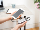 LAX Pocket Sized Dual USB Ultra Powerful 12000mAh Mini External Battery Backup Charger