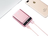 LAX Pocket Sized Dual USB Ultra Powerful 12000mAh Mini External Battery Backup Charger
