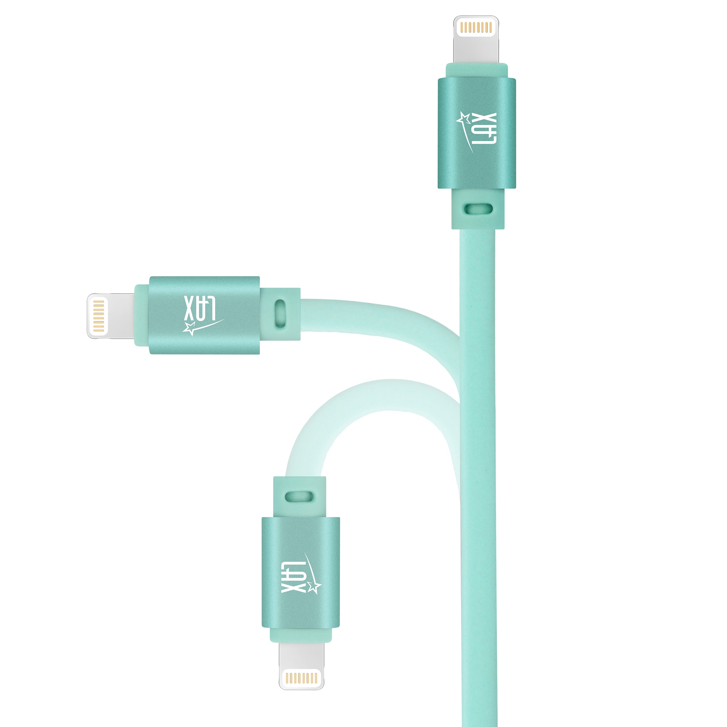 Glow in the Dark Apple MFi Certified USB to Iphone Cable (10 Feet)