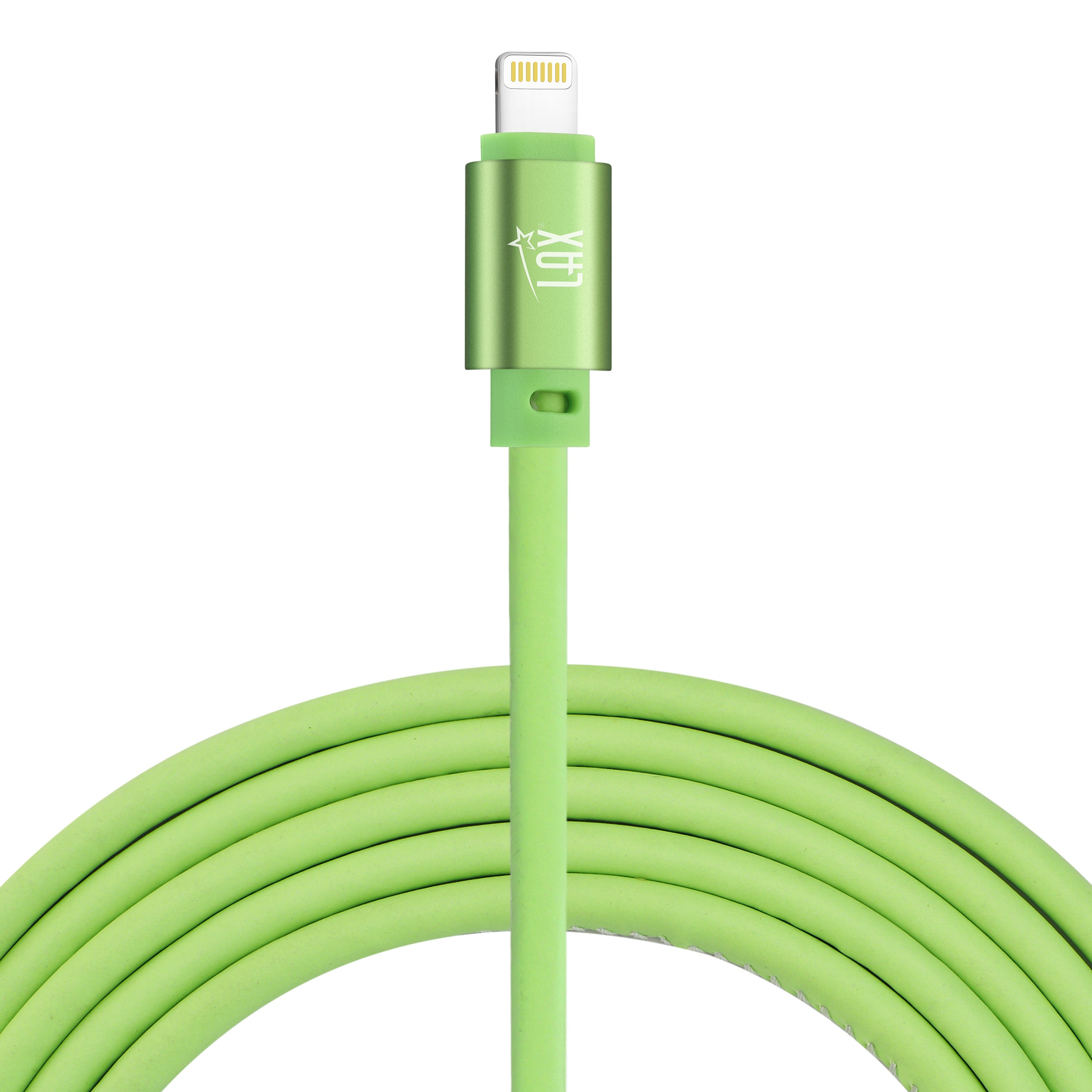 Glow in the Dark Apple MFi Certified USB to Iphone Cable (10 Feet)