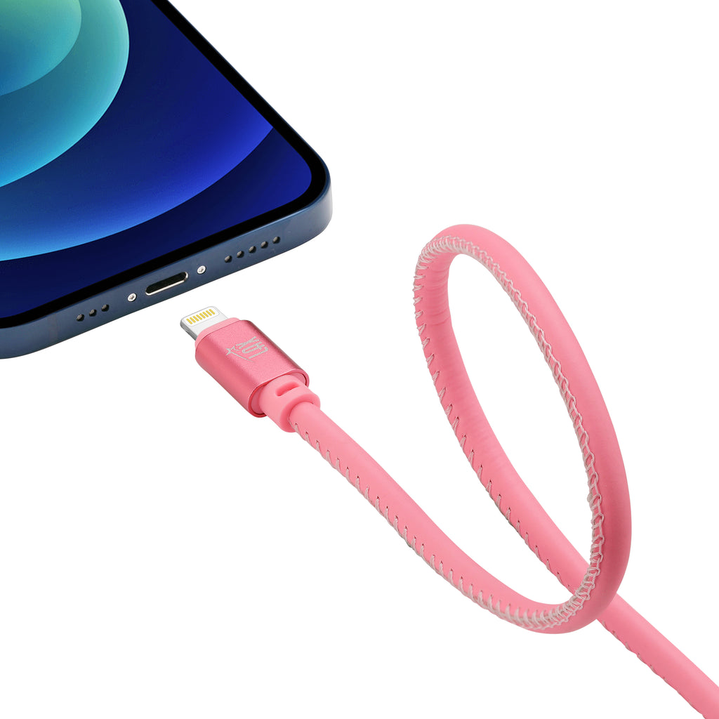 Glow in the Dark Apple MFi Certified USB to Iphone Cable (10 Feet)