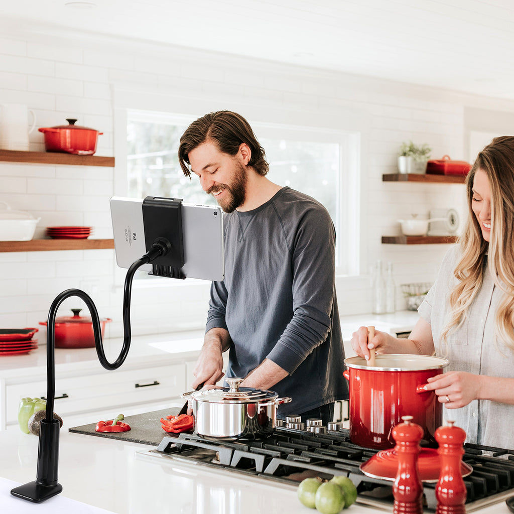 Goose Neck Tablet Clamp Desk Mount