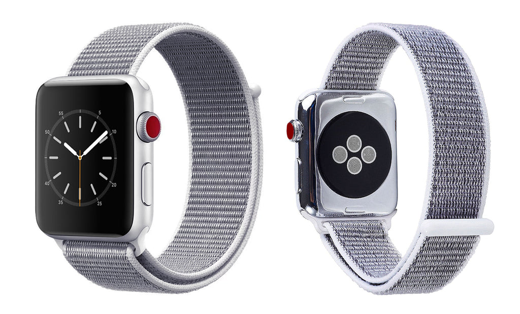 Breathable Nylon Sport Loop Band (Adjustable Velcro) for Apple Watch Series 1/2/3 Sport, Edition