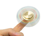 Spin Wars – 6 Sided Metallic Fidget Spinner - Customizable, Glow in the Dark Anxiety, Stress Relief