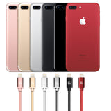 Apple MFi Certified Durable Braided Nylon Lightning to USB Cable for iPhone and iPad