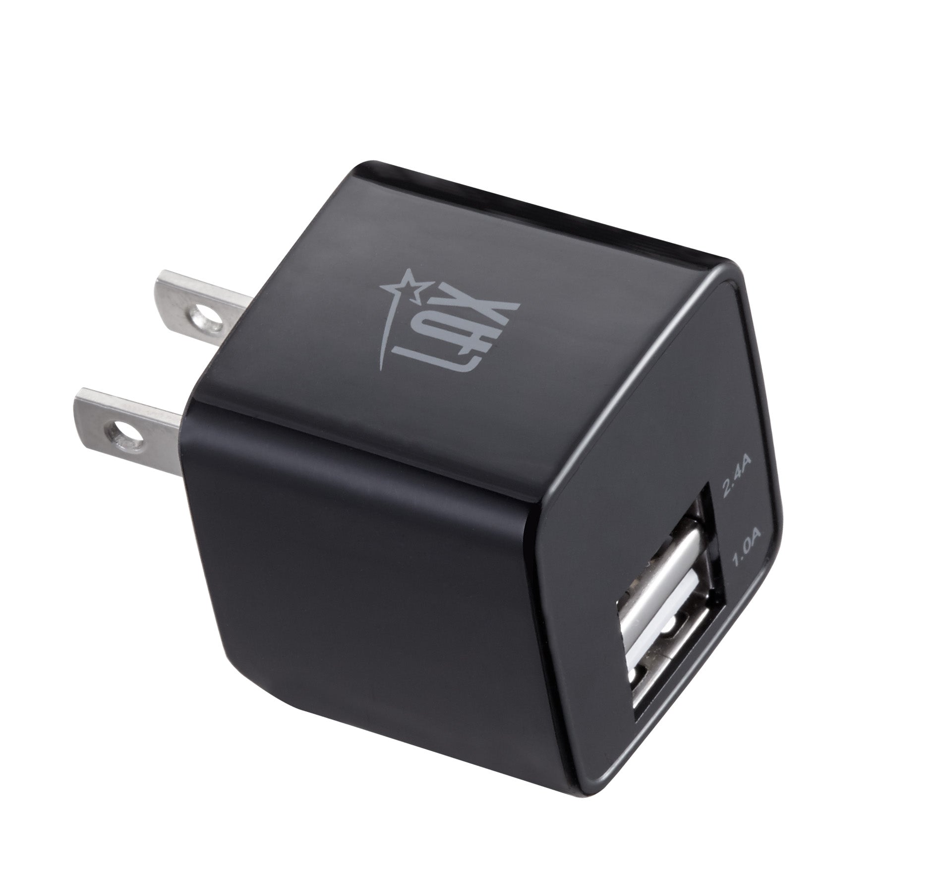 LAX Dual USB Wall Charger - Ultra Compact, Travel Friendly - ETL Listed (cETLus)
