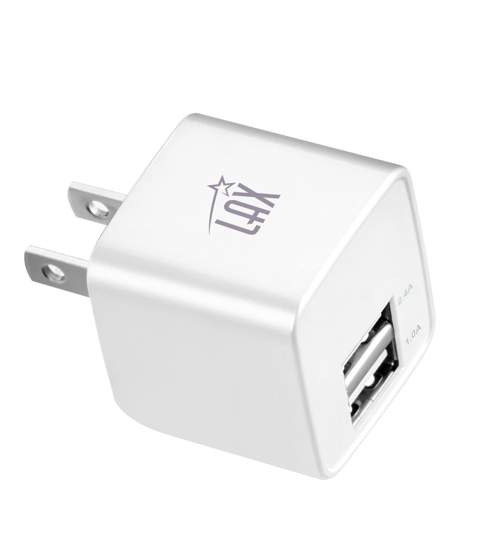 LAX Dual USB Wall Charger - Ultra Compact, Travel Friendly - ETL Listed (cETLus)