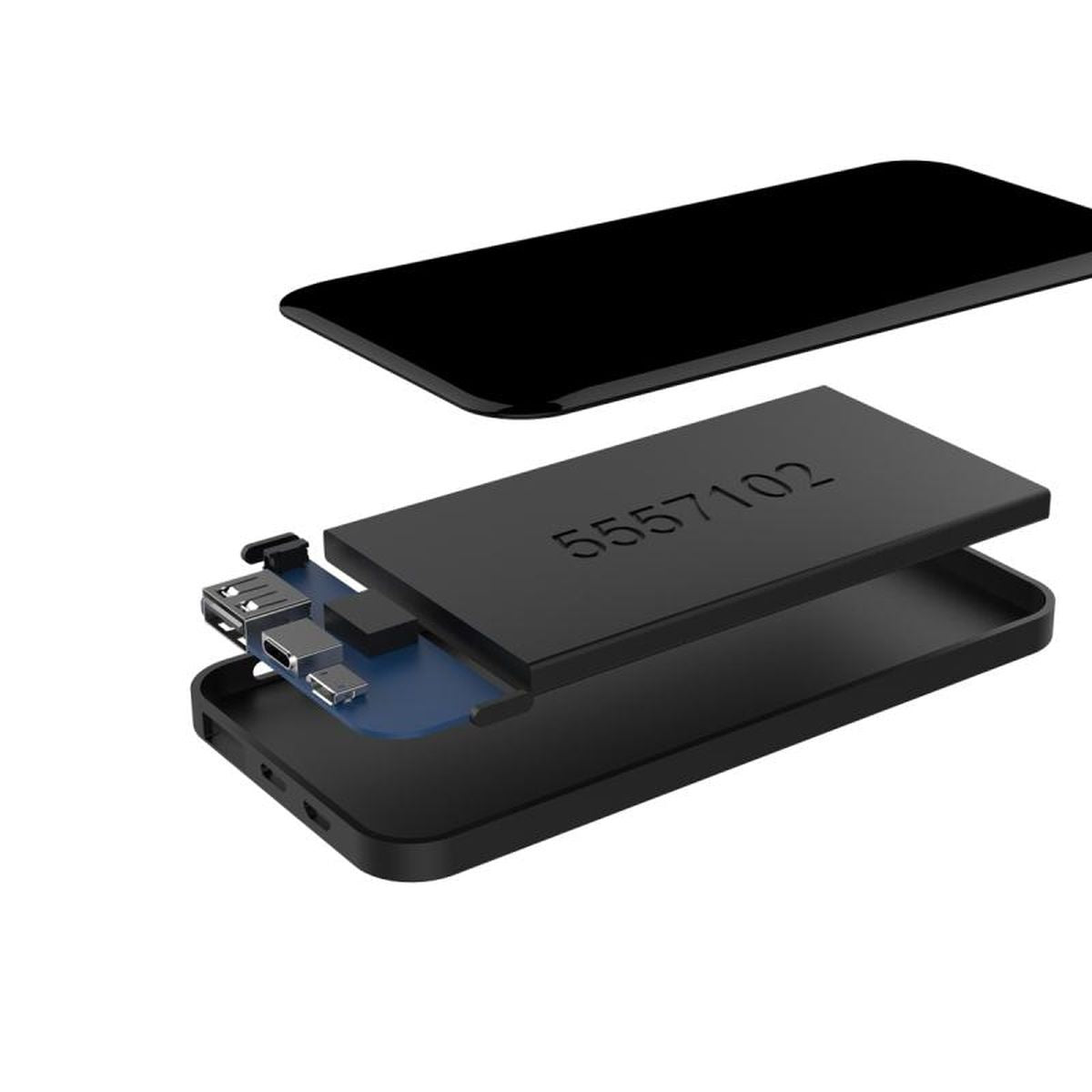 LAX 7200mAh Power Bank with Smart LED Display