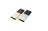 LAX Portable Charger Battery Backup Pro 12000 Power Bank, 2 High Speed Ports (Gold)
