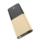 LAX Portable Charger Battery Backup Pro 12000 Power Bank, 2 High Speed Ports (Gold)