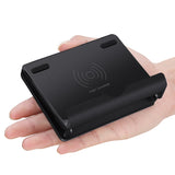 LAX QI Wireless Charging Pad Stand for Mobile Phones - 360 Rotating Base Smartphone Stand - Aluminum Multi-Angle Battery Charger for Samsung Galaxy & Apple iPhone X / 8 / 8 Plus