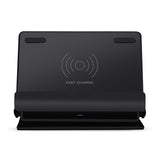 LAX QI Wireless Charging Pad Stand for Mobile Phones - 360 Rotating Base Smartphone Stand - Aluminum Multi-Angle Battery Charger for Samsung Galaxy & Apple iPhone X / 8 / 8 Plus