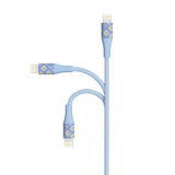 2-Pack Apple MFi Certified Braided Nylon USB to Lightning Cable 4 Feet Floral Bouquet