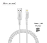 Heavy Duty Braided Nylon Apple MFi Certified Lightning to USB Cable