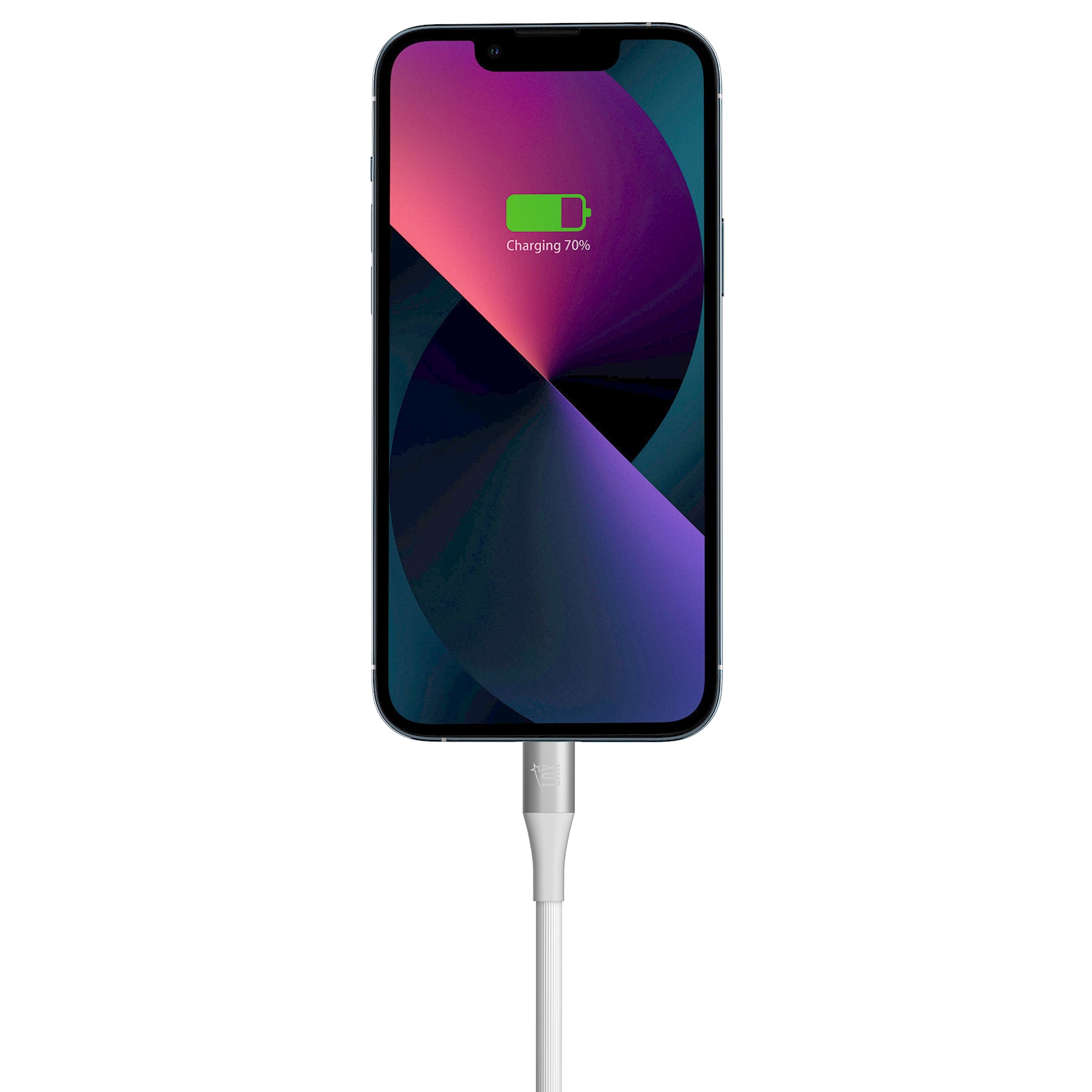 LAX Apple Certified Braided Charging Cable For Iphone