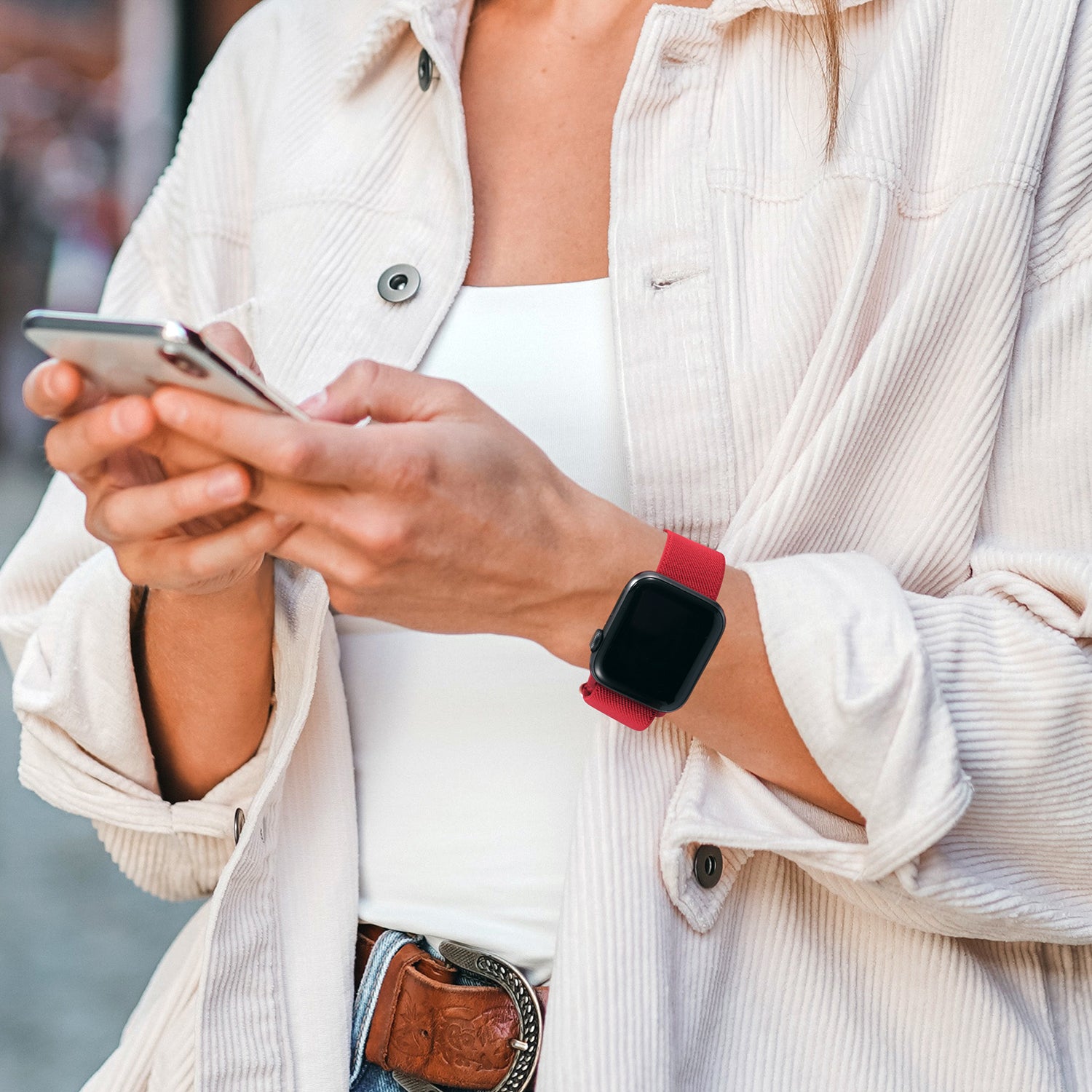 LAX Apple Watch Nylon Mesh Band