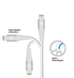 Apple MFi Certified Durable Braided Nylon Lightning to USB Cable for iPhone and iPad