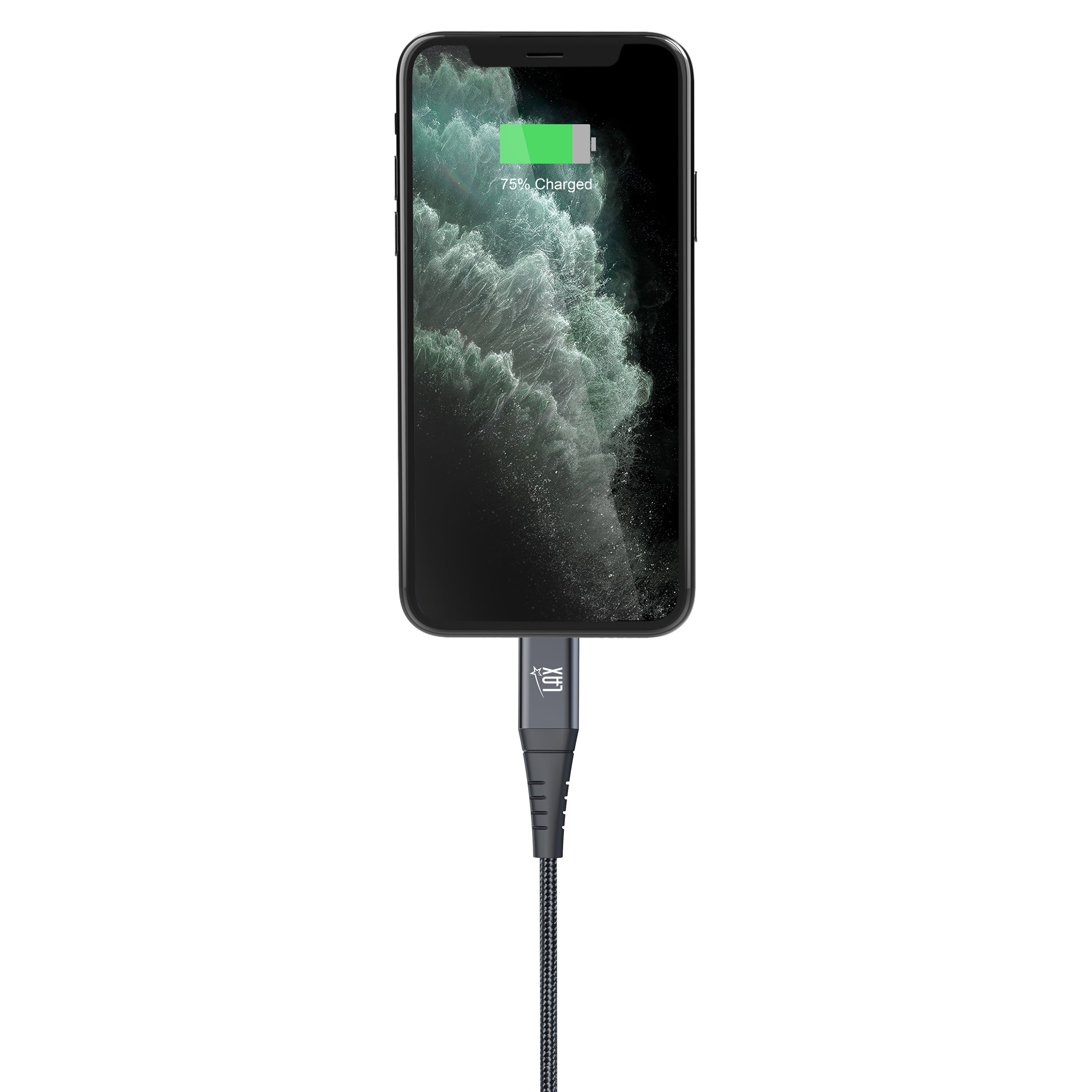 LAX Apple MFi Certified Braided Nylon USB to Iphone Cable - 4 & 10 Feet