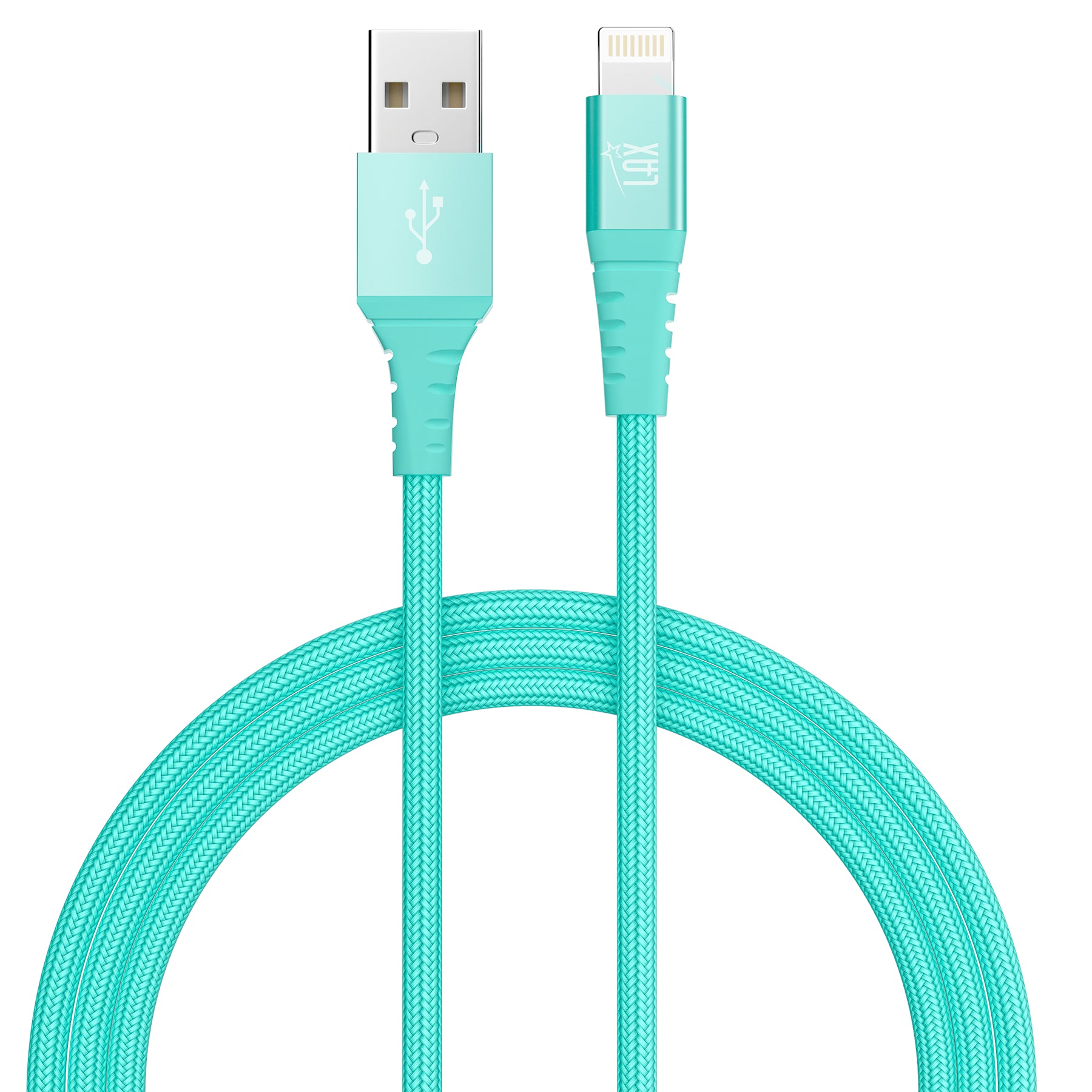 LAX Apple Certified Braided Charging Cable For Iphone