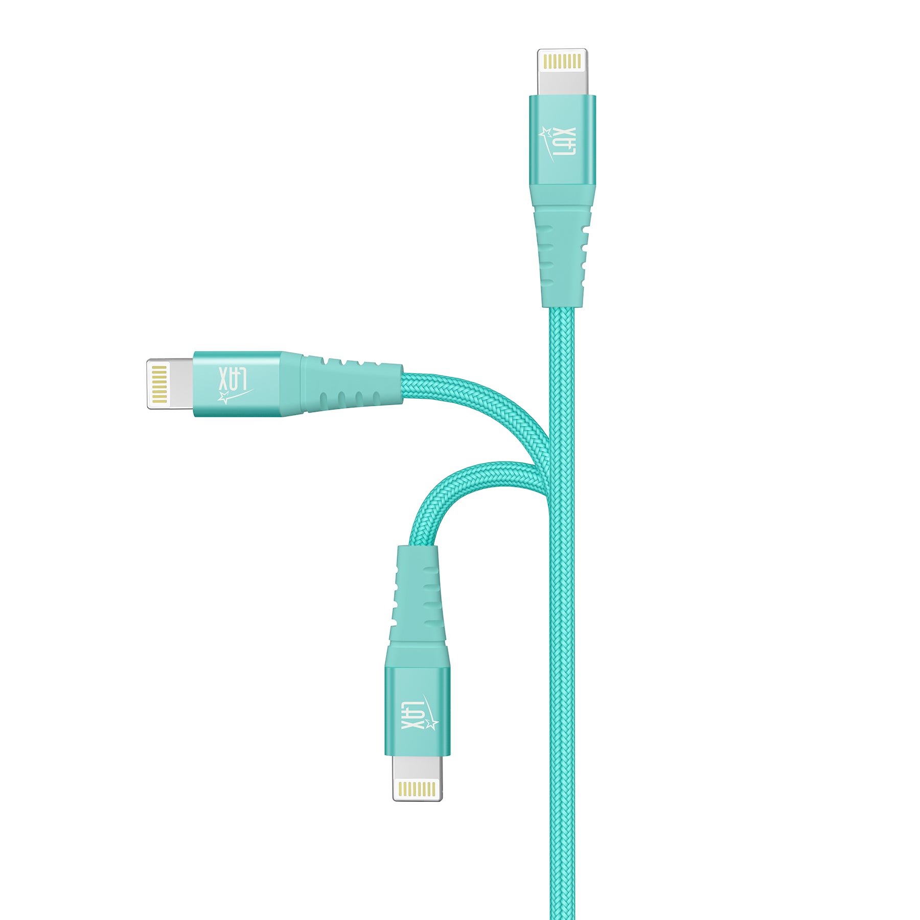 LAX Apple Certified Braided Charging Cable For Iphone