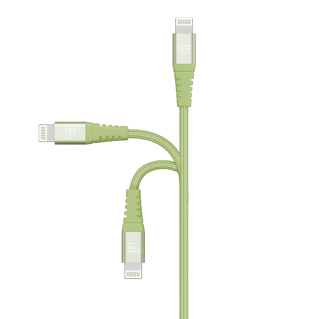 LAX Apple Certified Braided Charging Cable For Iphone