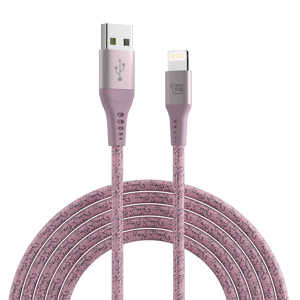 Apple MFi Certified Lace Iphone Cables - 4 & 10 Feet