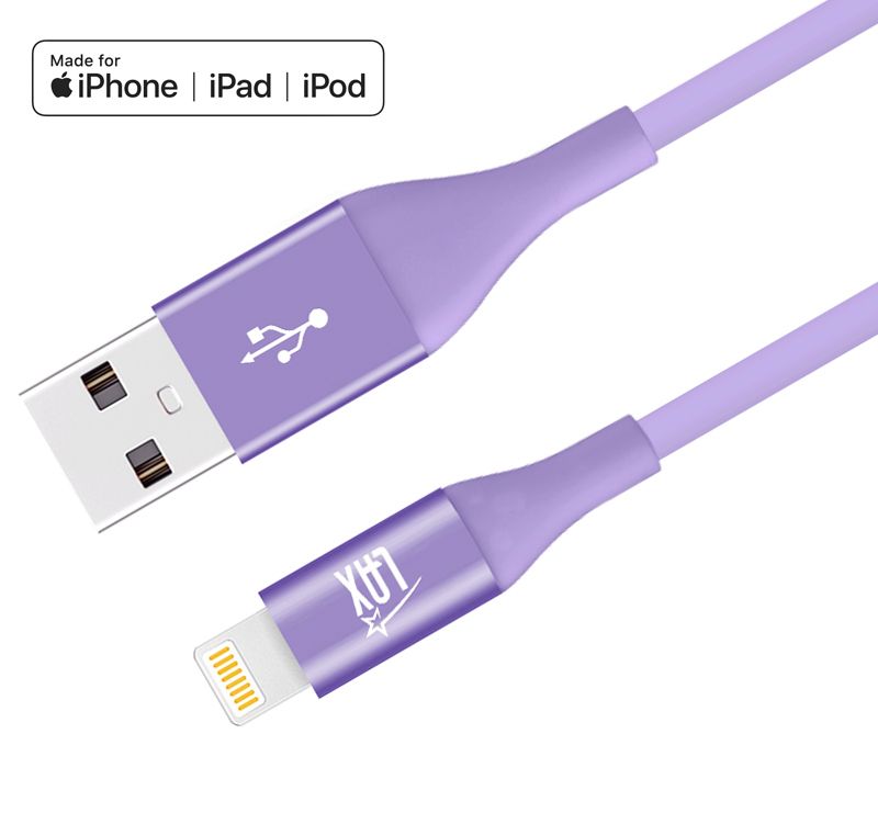 Apple MFi Certified Slim Iphone Cables 10ft