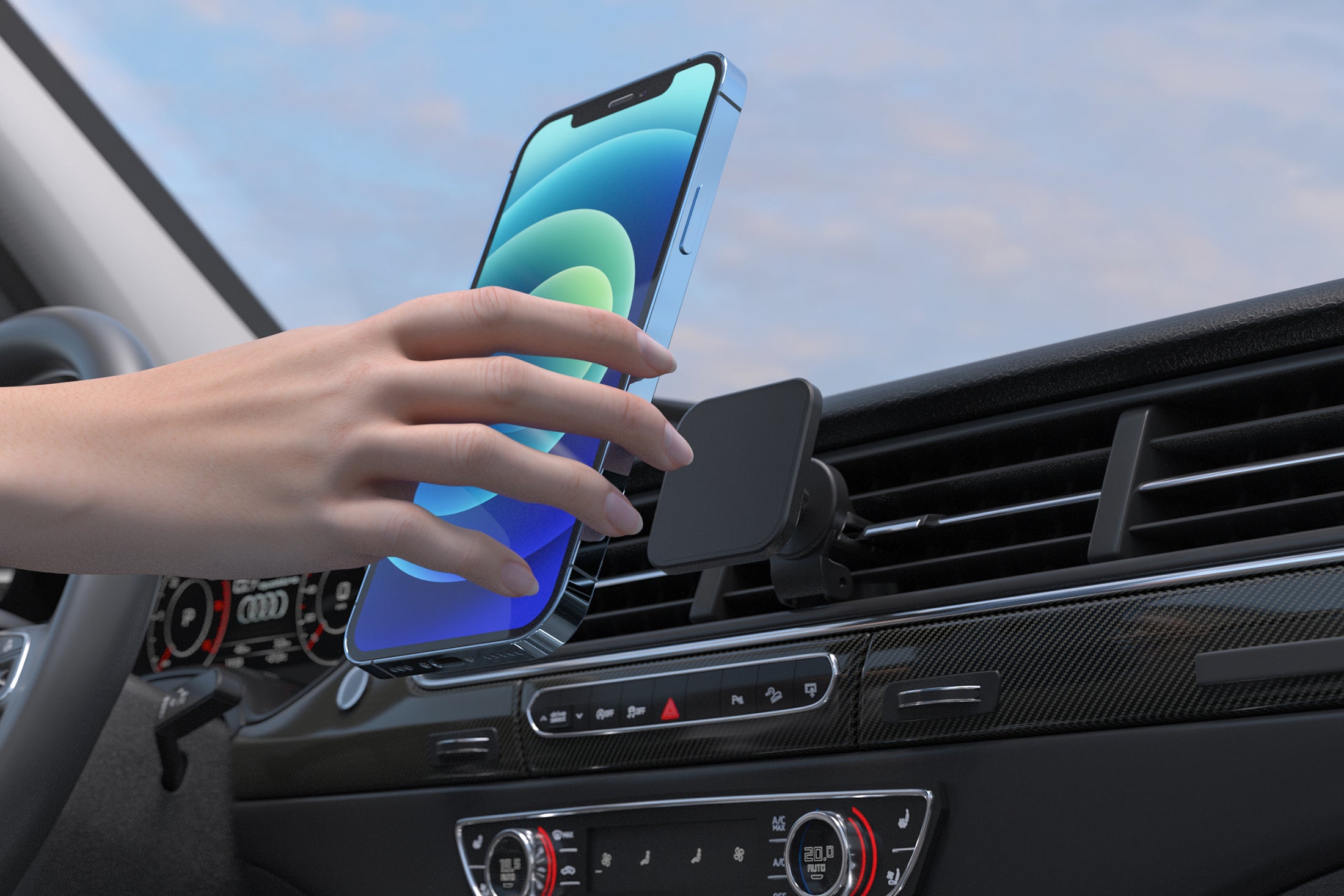 MagSafe compatible Dashboard Mount